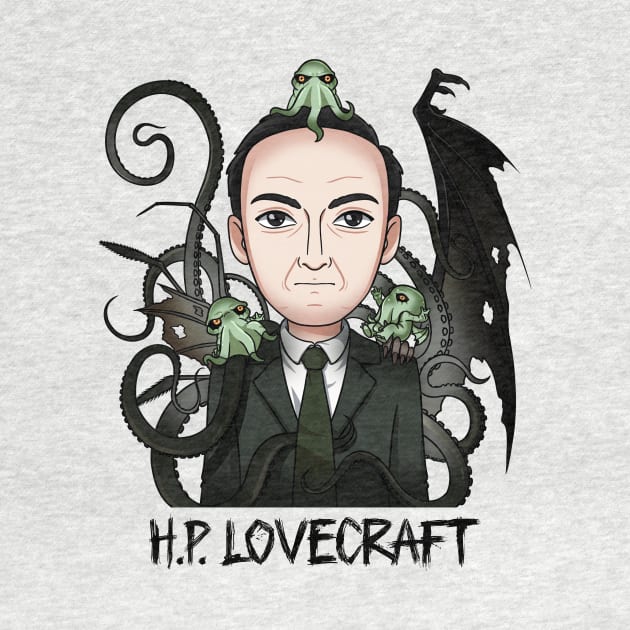 Eldritch Echoes: A Tribute to H.P. Lovecraft's Dark Mythos by Holymayo Tee